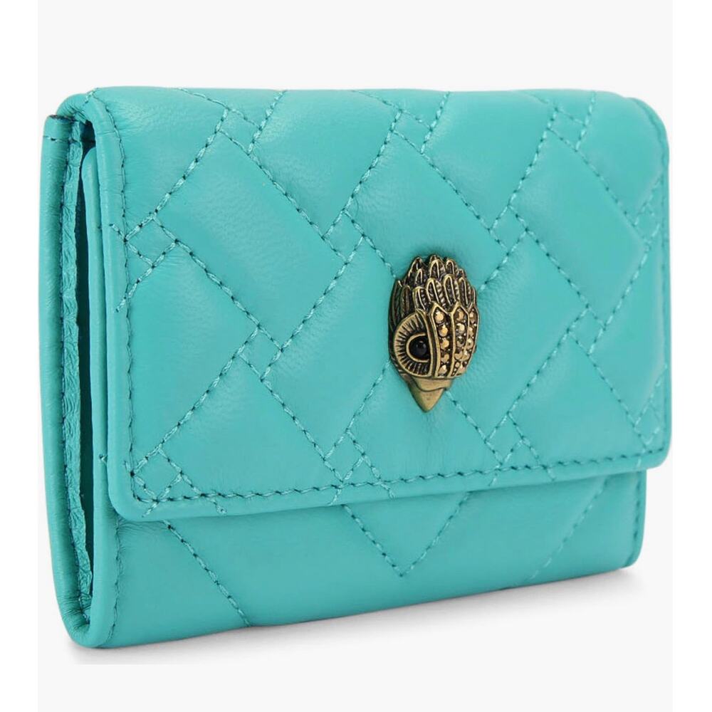 Kurt Geiger Turquoise Quilted Wallet Brand New